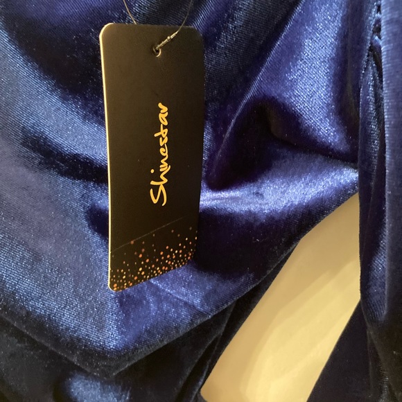 Velour Blue Top - Picture 6 of 8